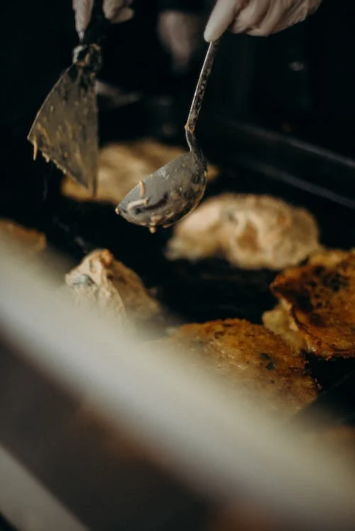 cooking on the griddle